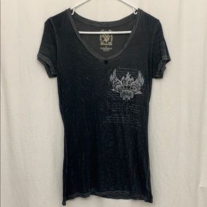 Buckle’s Velvet Stone Rhinestone Shirt